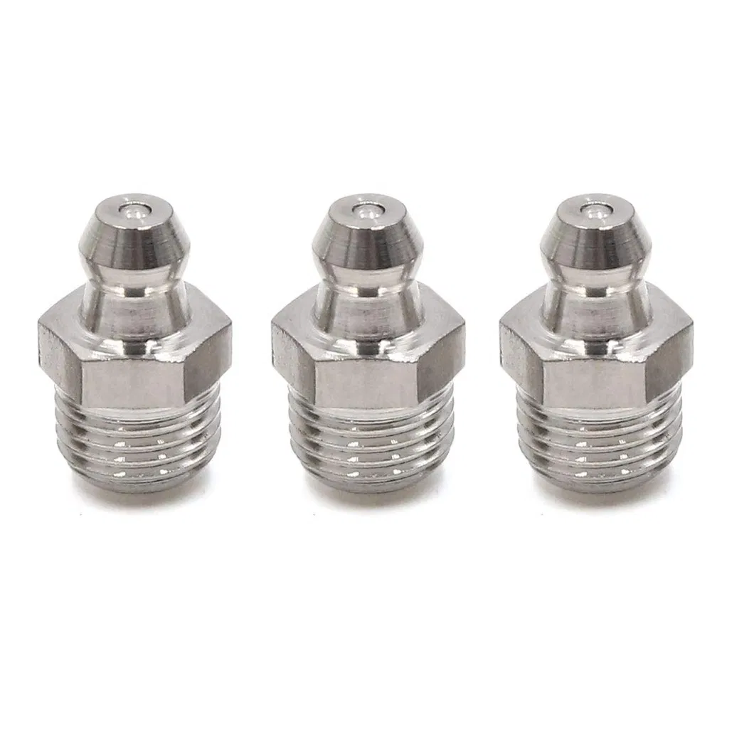Grease Nipple Fittings M10X1 Straight Zinc Steel Pipe Fitting Auto Parts