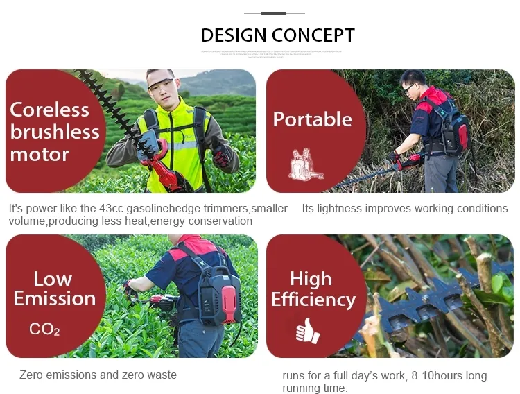 Hand Held Multi Function Hedge Trimmer DC Tea Picking Machine