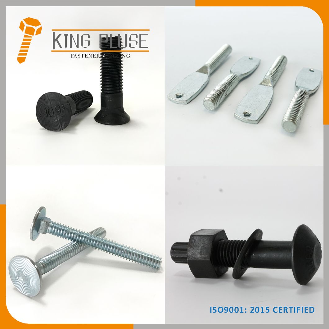 Hex Bolt/ Hex Cap Screw/ Heavy Hex Bolt/ Flange Bolt/Flange Screw/ Carriage Bolt/ Stud Bolt/ Guardrail Bolt/ Track Bolt DIN/ISO/ASME/ASTM