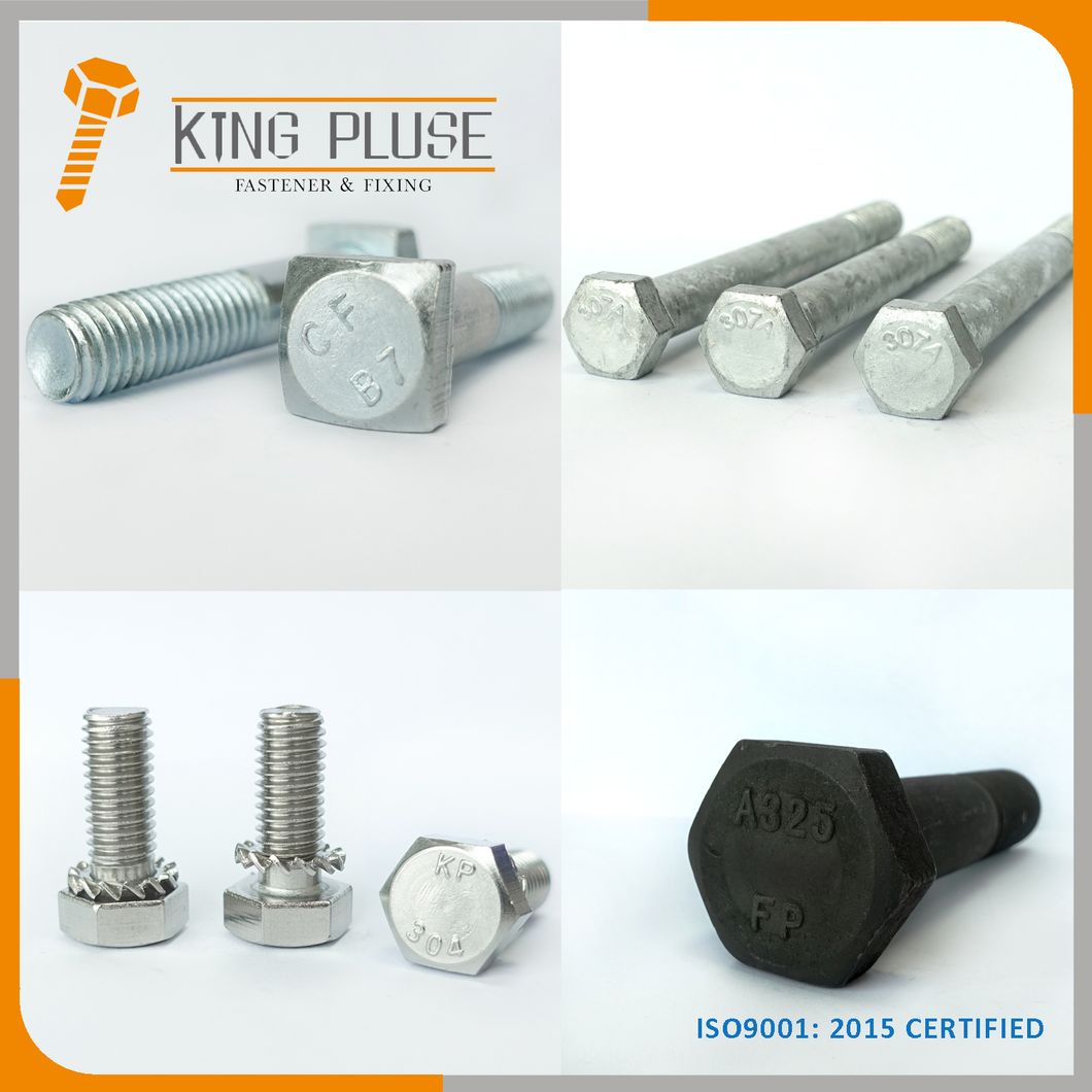 Hex Bolt/ Hex Cap Screw/ Heavy Hex Bolt/ Flange Bolt/Flange Screw/ Carriage Bolt/ Stud Bolt/ Guardrail Bolt/ Track Bolt DIN/ISO/ASME/ASTM