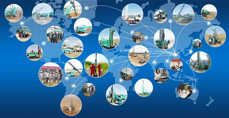 Hfpv-1A Screw Piling Drilling Rig Crawler Solar Spiral Pile Driver