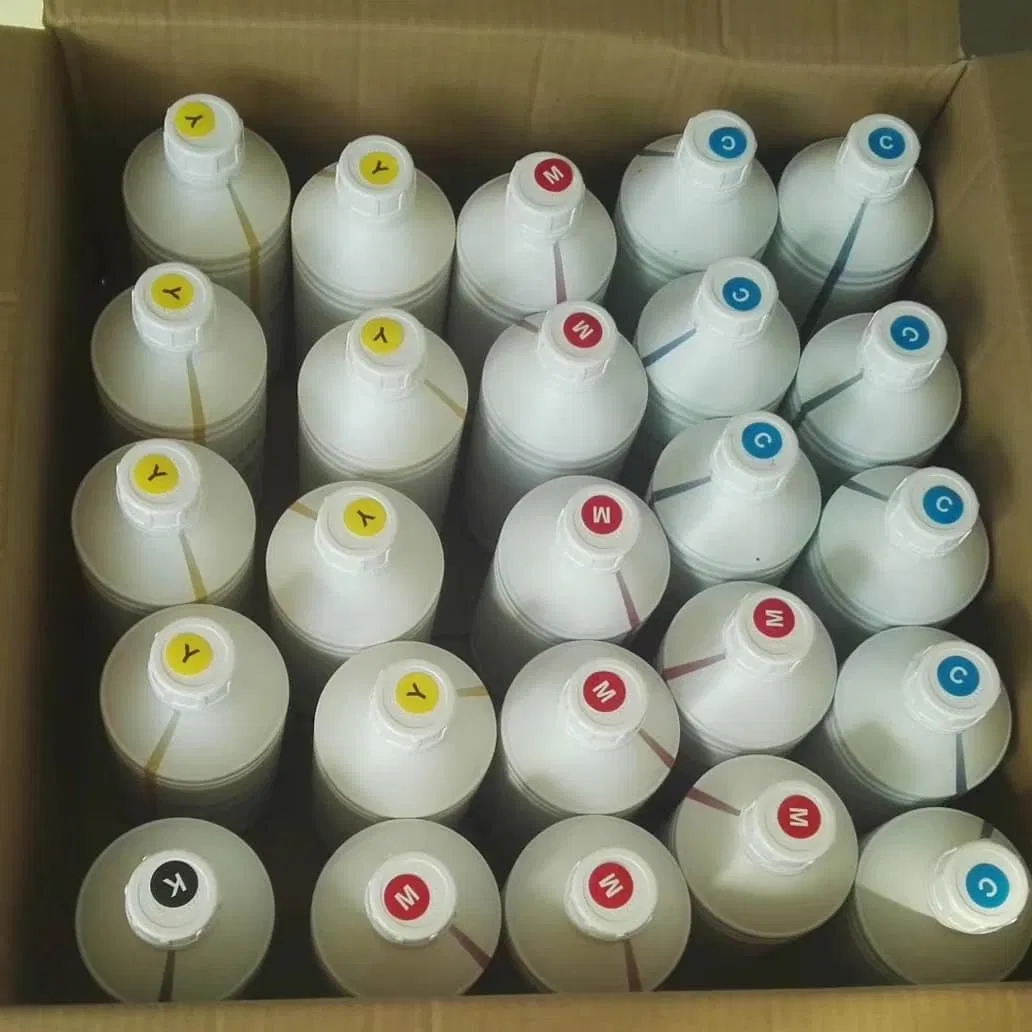 High Quality DTG Digital Textile Cmyk Water Based Pigment Printing Ink with High Fluency for Inkjet T-Shirts Printing