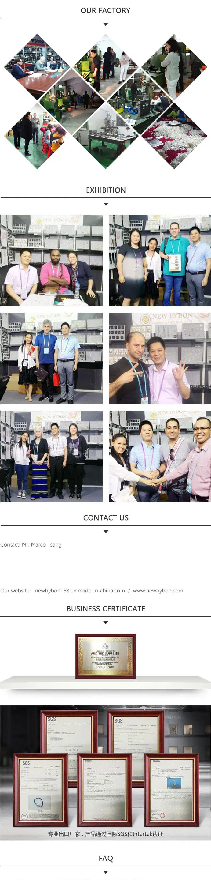 High Quality Fashion Jewelry Earring with Silver Gold Heart