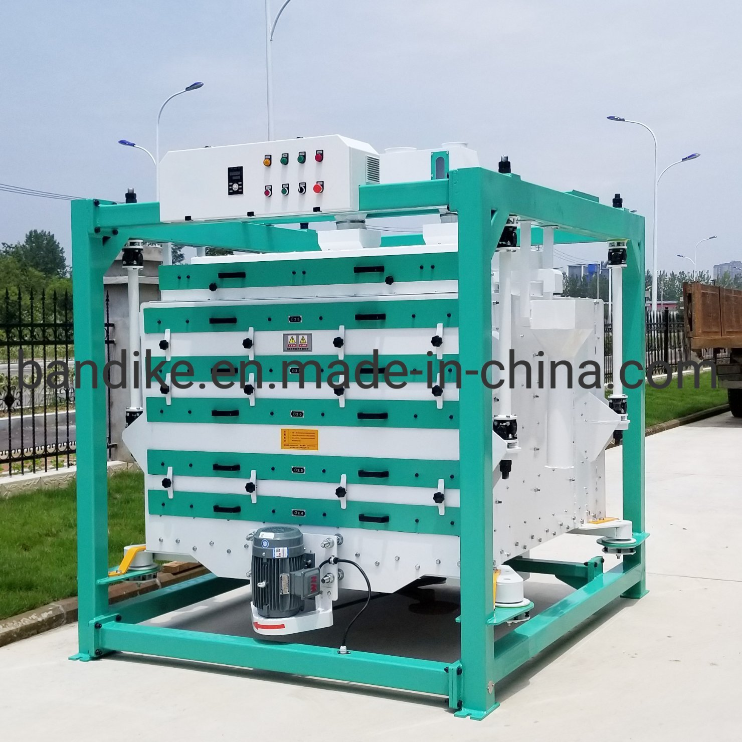 High Quality Paddy Rice Processing Machine Rotary Sieve Grader Cheap Price Rotary Rice Grader