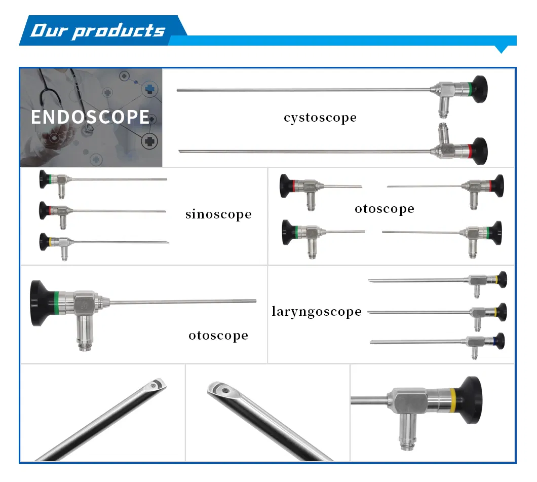 High Quality Popular Cystoscope 12 30 70 Degree Rigid Endoscope Diameter 4mm Surgical Instruments