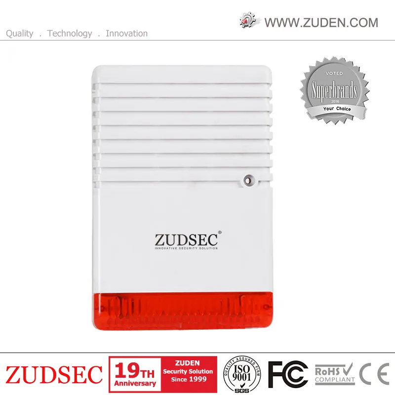 High Quality Wireless Indoor Strobe Siren for GSM Home School Office Alarm System Flash GSM Strobe Siren