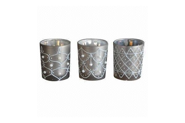 Home Decoration Glass Candle Holder