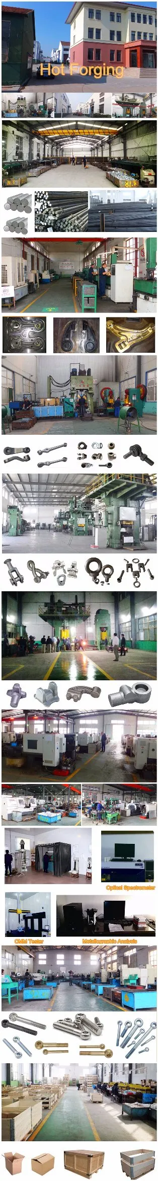 Hot Forging JIS 1168 Eye Bolt and JIS 1169 Eye Nut