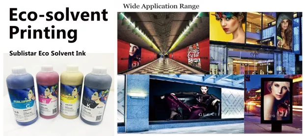 Hot Sale Eco-Solvent Ink Bottled 1000ml Chinese Manufacturer for Inkjet Digital Printer