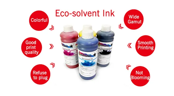Hot Sale Eco-Solvent Ink Bottled 1000ml Chinese Manufacturer for Inkjet Digital Printer
