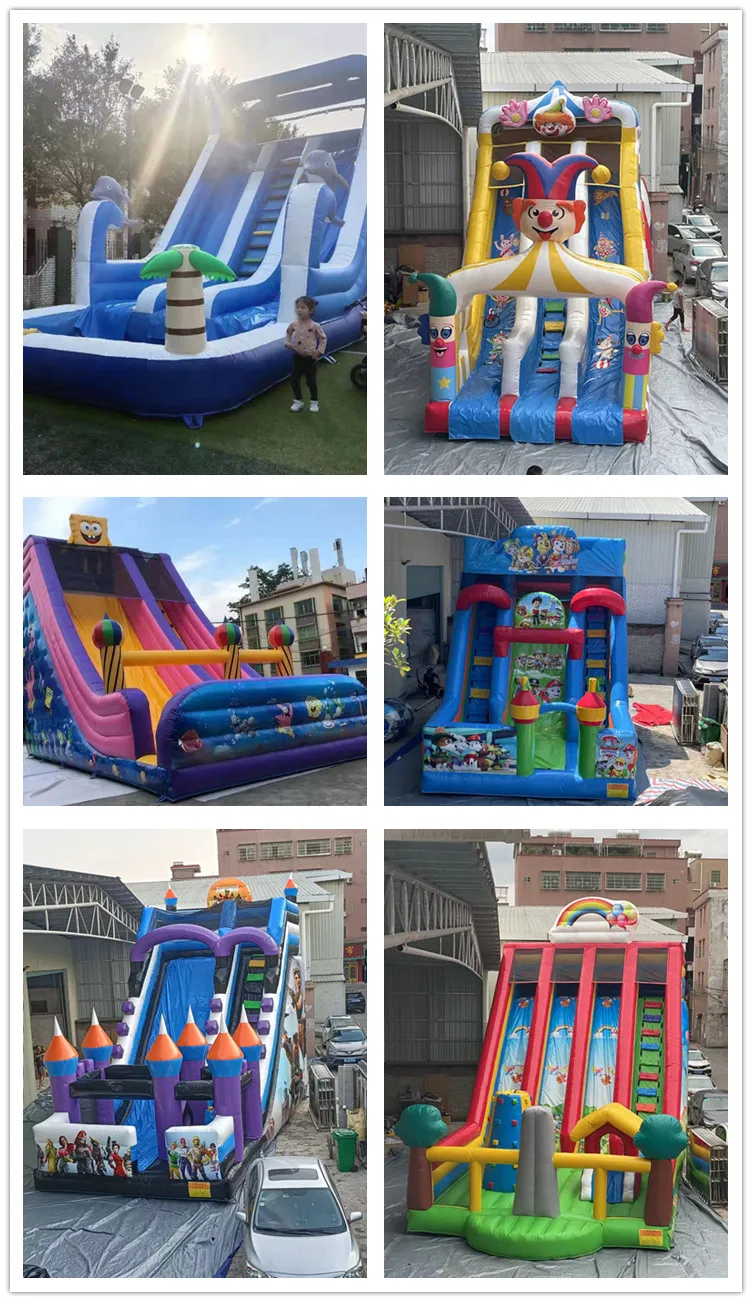 Hot Sale Flower Design New Arrival Inflatable Bounce House with Slide