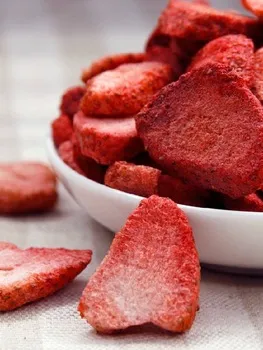 Hot Sell Vacuum Package Freeze Dried Strawberry Sliced