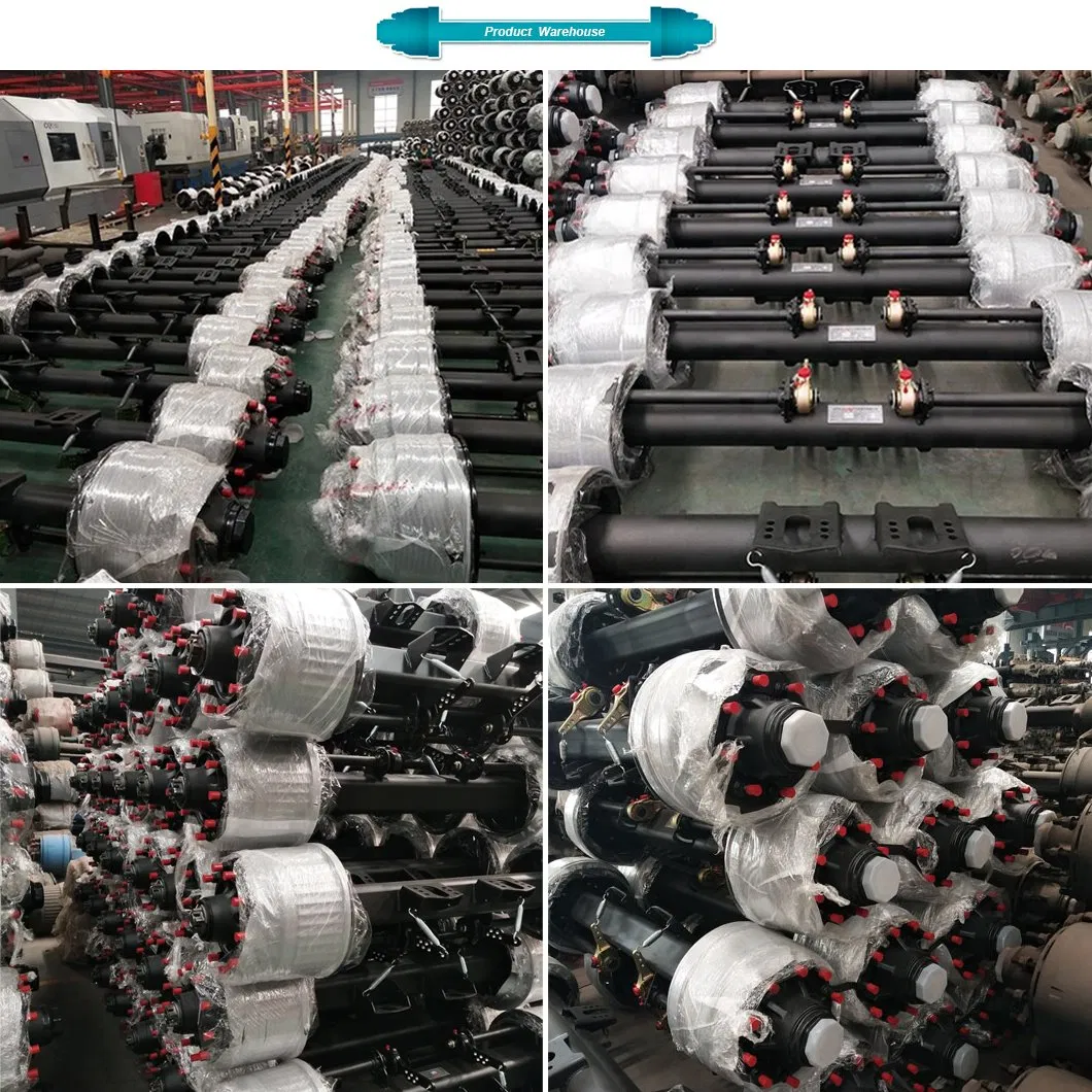 Hot Selling American Type Inboard 13t Axle for Semi Trailer Parts and Spare Parts