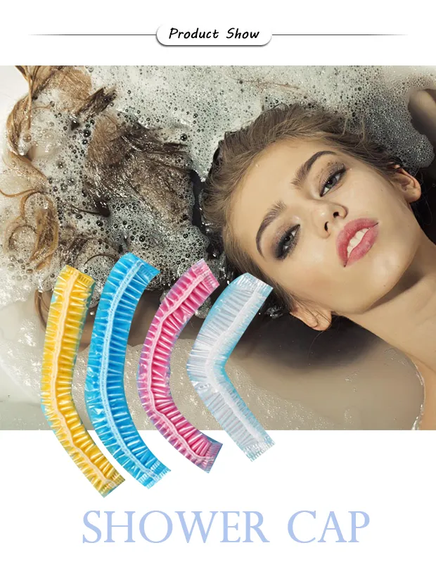 Hotel Amenities Shower Cap Plastic Shower Cap OEM Manufacturer