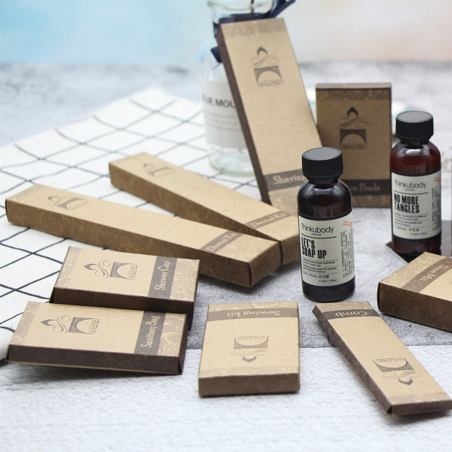 Hotel Amenities with Slippers