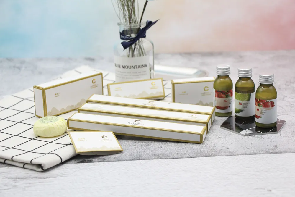 Hotel Amenities with Slippers