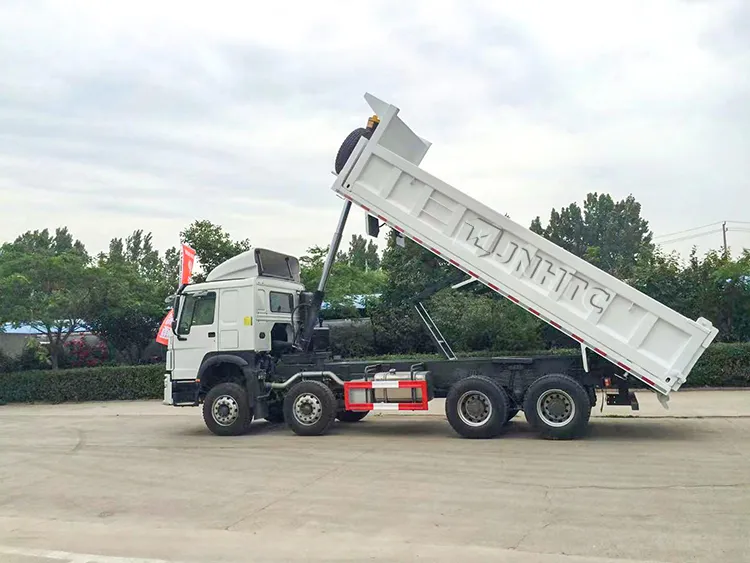 HOWO 8X4 371HP Dump Removable Cargo Box Flatbed Tray Tipper Truck