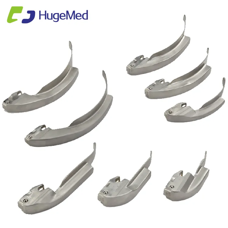 Hugemed Vl3r Reusable Video Laryngoscope with Stainless Steel Blades for Difficult Airway Management