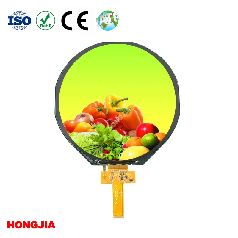 7 inch MIPI 1080x1080 round IPS display