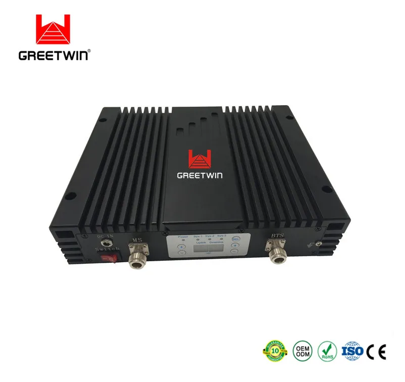 Indoor Lte800& Dcs1800&2600MHz 23dBm Cell Phone Signal Booster Triband Amplifier