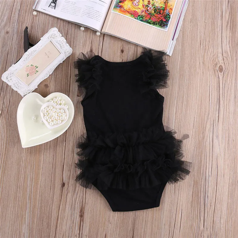 Infant Girls Bodysuits No Sleeve Baby Clothes Summer Newborn Baby Clothes Kawaii Outfit Infant Short Sleeve Daddy Cute Gift New