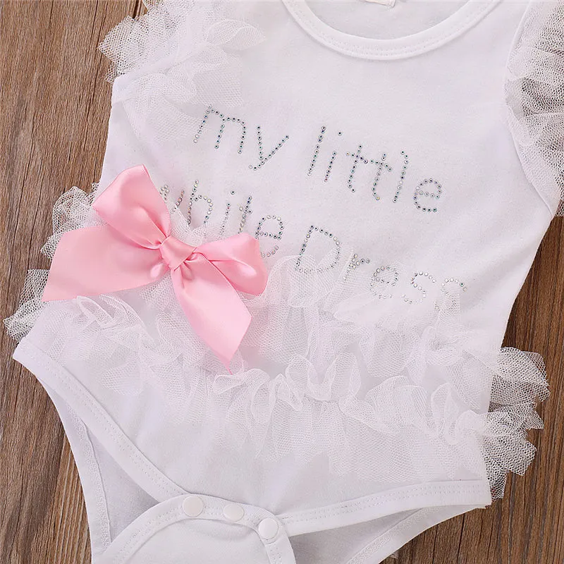 Infant Girls Bodysuits No Sleeve Baby Clothes Summer Newborn Baby Clothes Kawaii Outfit Infant Short Sleeve Daddy Cute Gift New