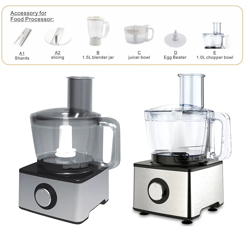 Kitchen Appliance Mate OEM Multi Commercial Food Processor with Meat Grinder