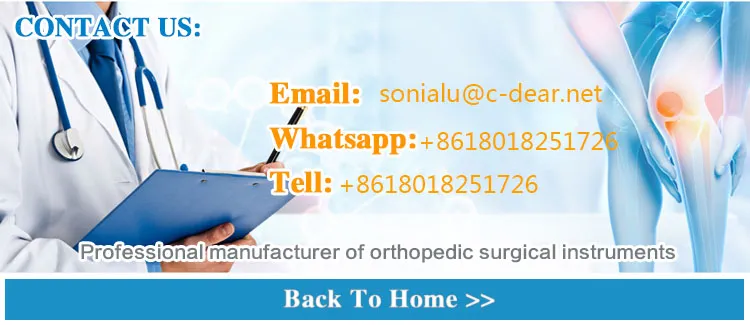Large Fragment Bone Surgery Proximal Tibia Locking Plate for Bone Fracture Fixation