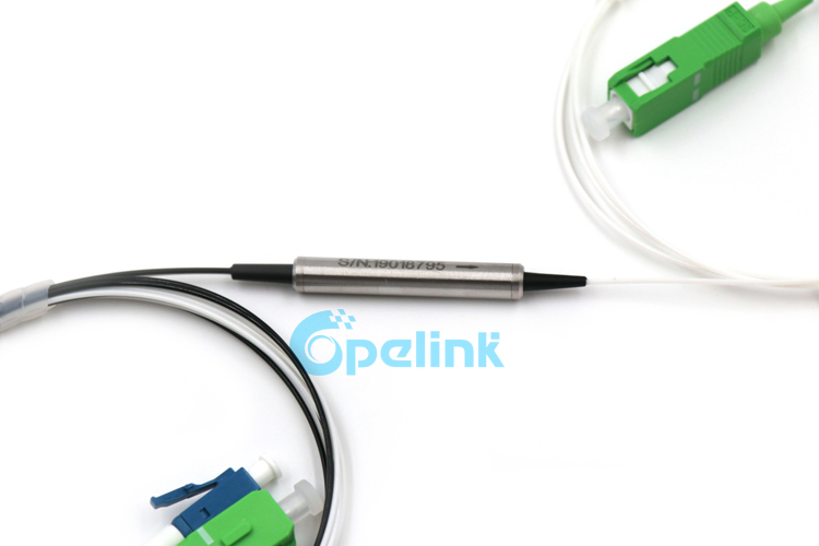 LC/PC 3 Port Filter Type Wdm Steel Tube Optical Fwdm, 1310 / 1550 / 1490nm