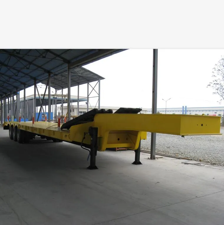 Loader Carrier 60 Ton 3 Axle Lowbed Semi Trailer