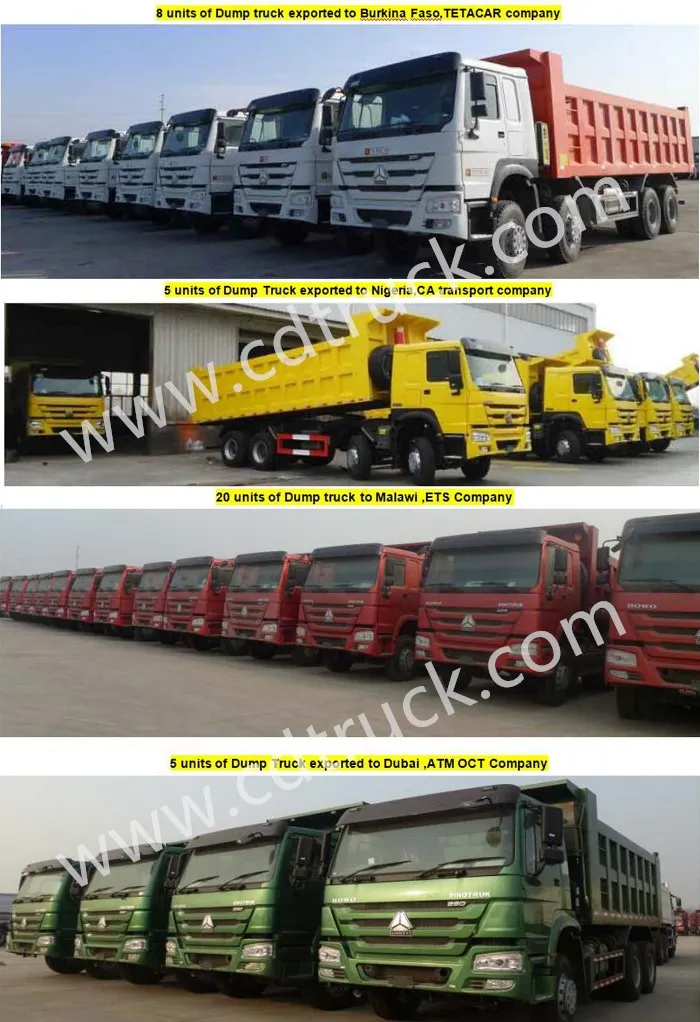 Low Price Used Sinotruk HOWO Tipper Dump Truck for Sale