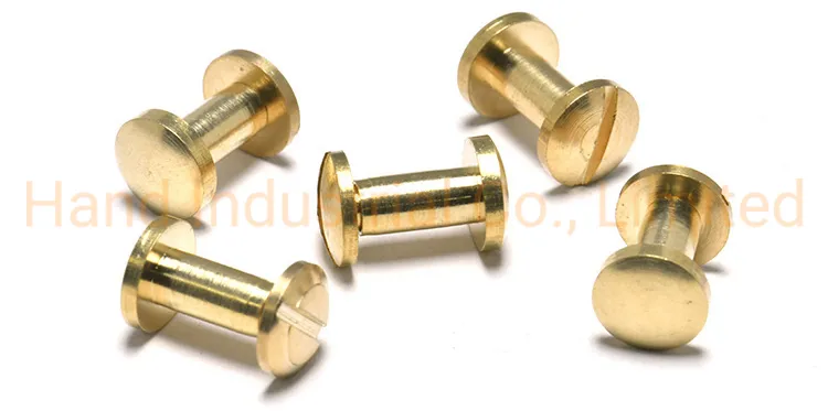 M3 M4 5 6 8 10mm Binding Screw Male Female Connector Bolt Brass Chicago Screw Dome Head Barrel Nut