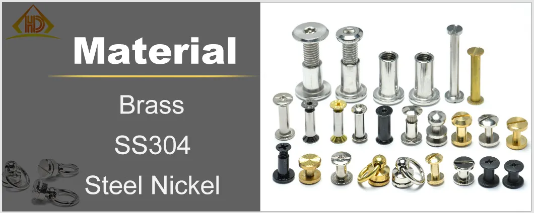 M3 M4 5 6 8 10mm Binding Screw Male Female Connector Bolt Brass Chicago Screw Dome Head Barrel Nut