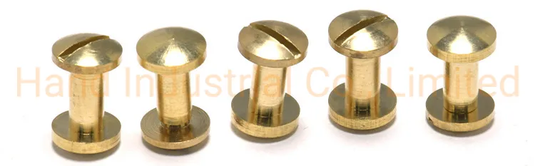 M3 M4 5 6 8 10mm Binding Screw Male Female Connector Bolt Brass Chicago Screw Dome Head Barrel Nut