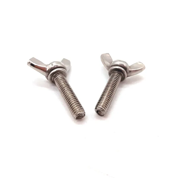 M5 Knurled Stainless Steel Butterfly Type Wing Thumb Screw DIN318