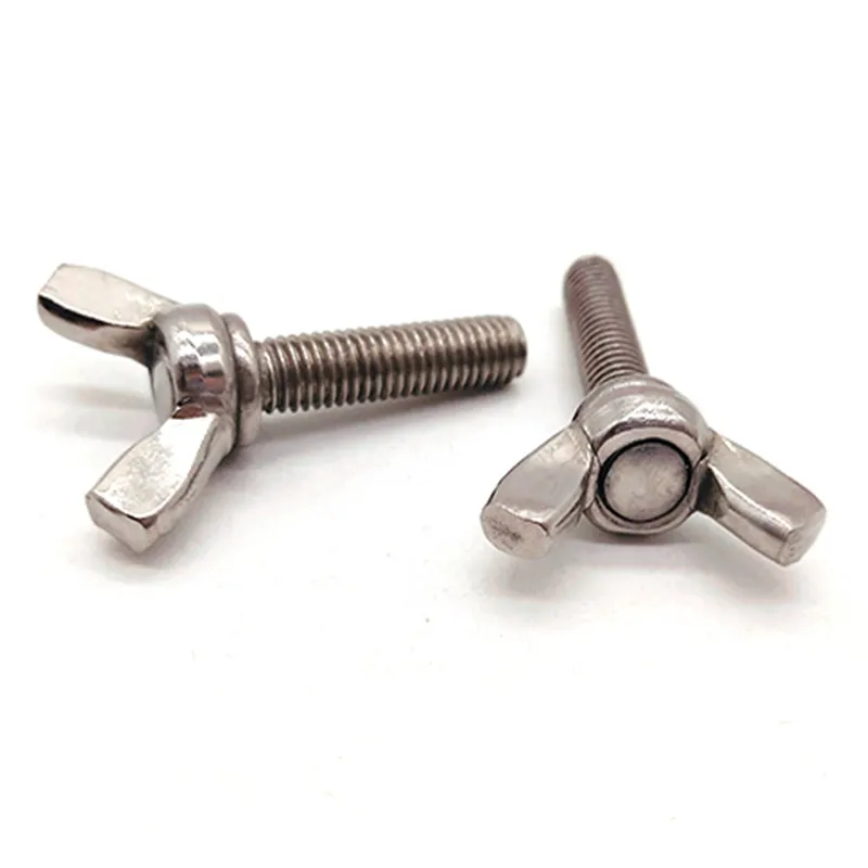 M5 Knurled Stainless Steel Butterfly Type Wing Thumb Screw DIN318