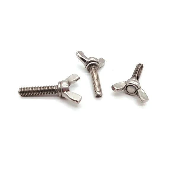 M5 Knurled Stainless Steel Butterfly Type Wing Thumb Screw DIN318