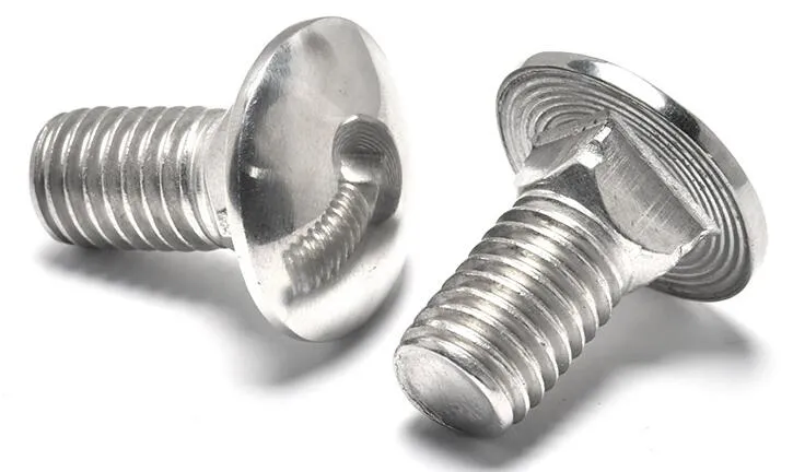 M6 M8 Coach Bolt 18-8 Stainless Steel DIN603 A2 M10 Mushroom Head Square Neck Carriage Bolt