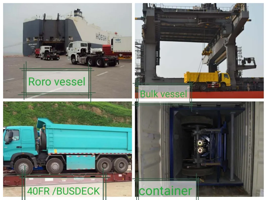 Machinery Transport 3 Axle Low Bed Semi Trailer