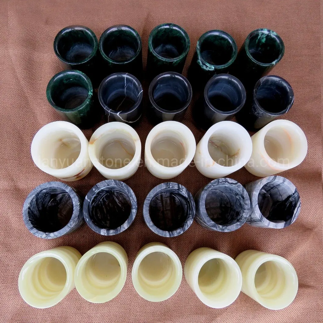 Made in China Natural Marble Candle Jars for Home Decoration