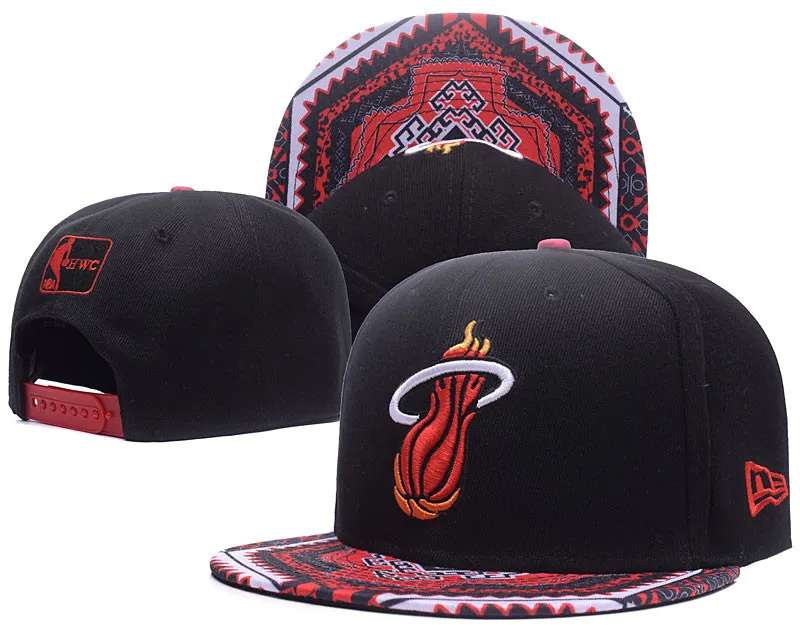 Miami Heat Polyester Microfiber Embroidery Sport Golf Baseball Cap Fashion Hat