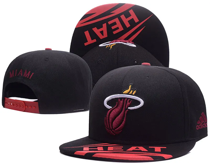Miami Heat Polyester Microfiber Embroidery Sport Golf Baseball Cap Fashion Hat