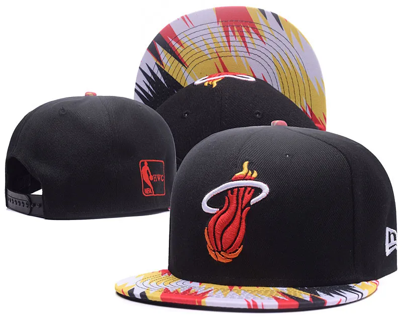 Miami Heat Polyester Microfiber Embroidery Sport Golf Baseball Cap Fashion Hat