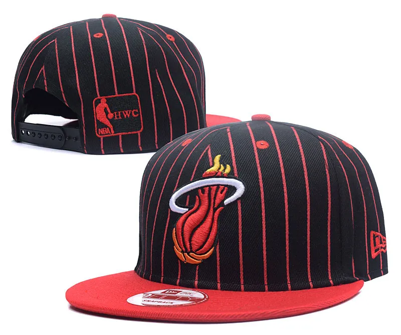 Miami Heat Polyester Microfiber Embroidery Sport Golf Baseball Cap Fashion Hat
