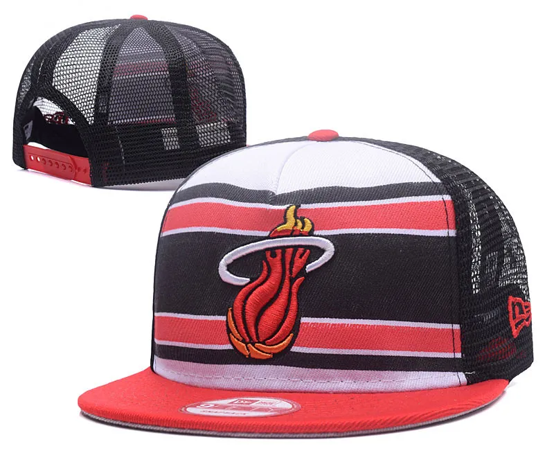 Miami Heat Polyester Microfiber Embroidery Sport Golf Baseball Cap Fashion Hat