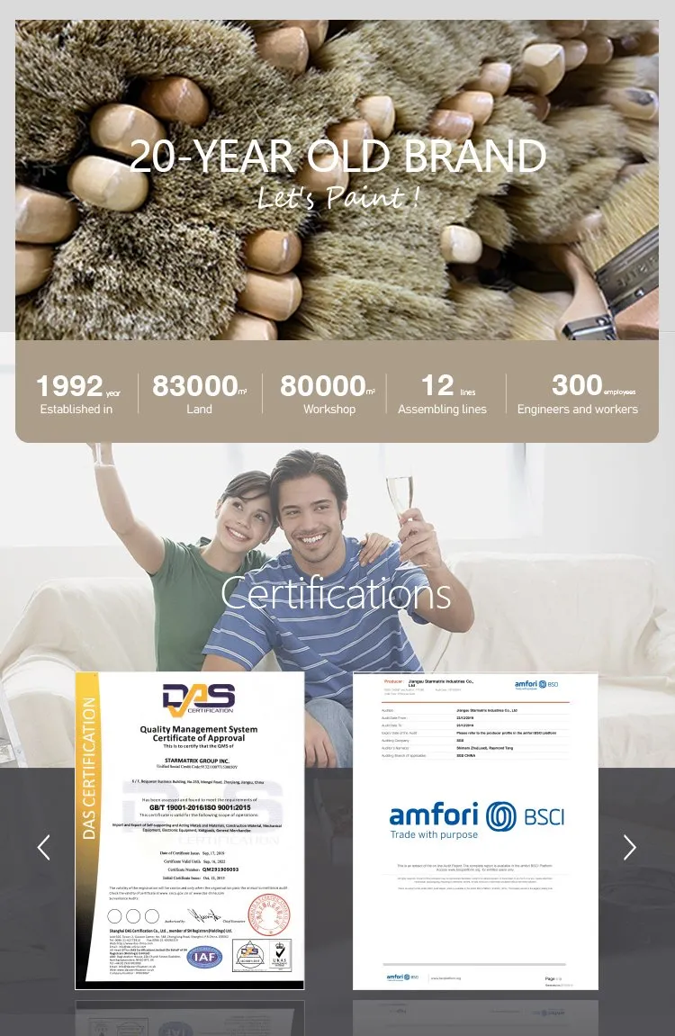 MSN Cheap Paint Brush Synthetic Filaments