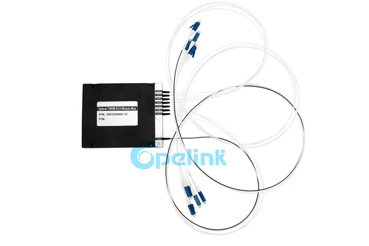 Mux /Demux G652D, G657A1 LC/FC/Sc/St/Mu 5.5X38mm New RoHS Opelink/OEM Optical Fiber CWDM Factory