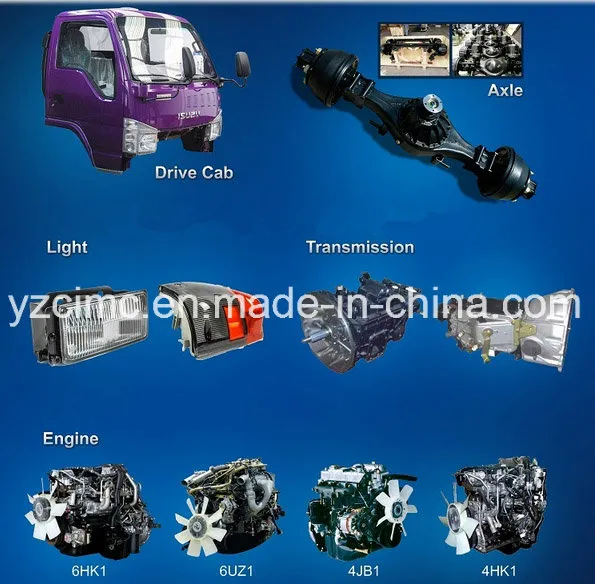 New China Isuzu Nqr 700p 4X2 192HP Tipper 5 Ton Euro4