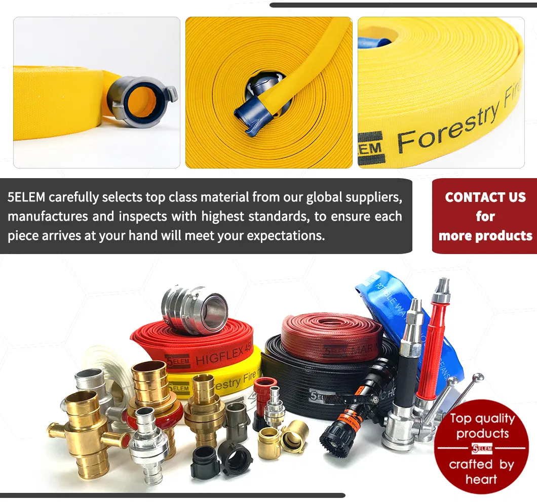 Nfpa1961 Certified Forestry Fire Hose with High Quality and High Pressure