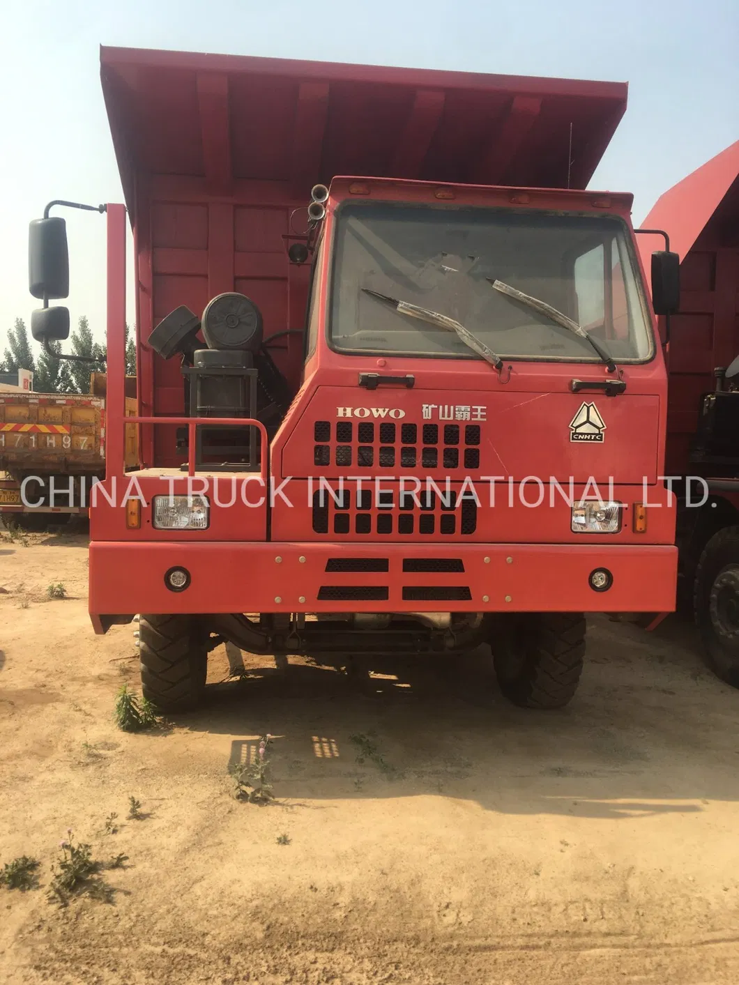 Original HOWO Used 70 Tons Mining Dump Tipper Truck